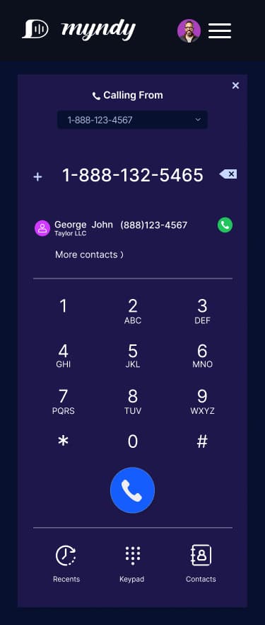 Mobile dialpad